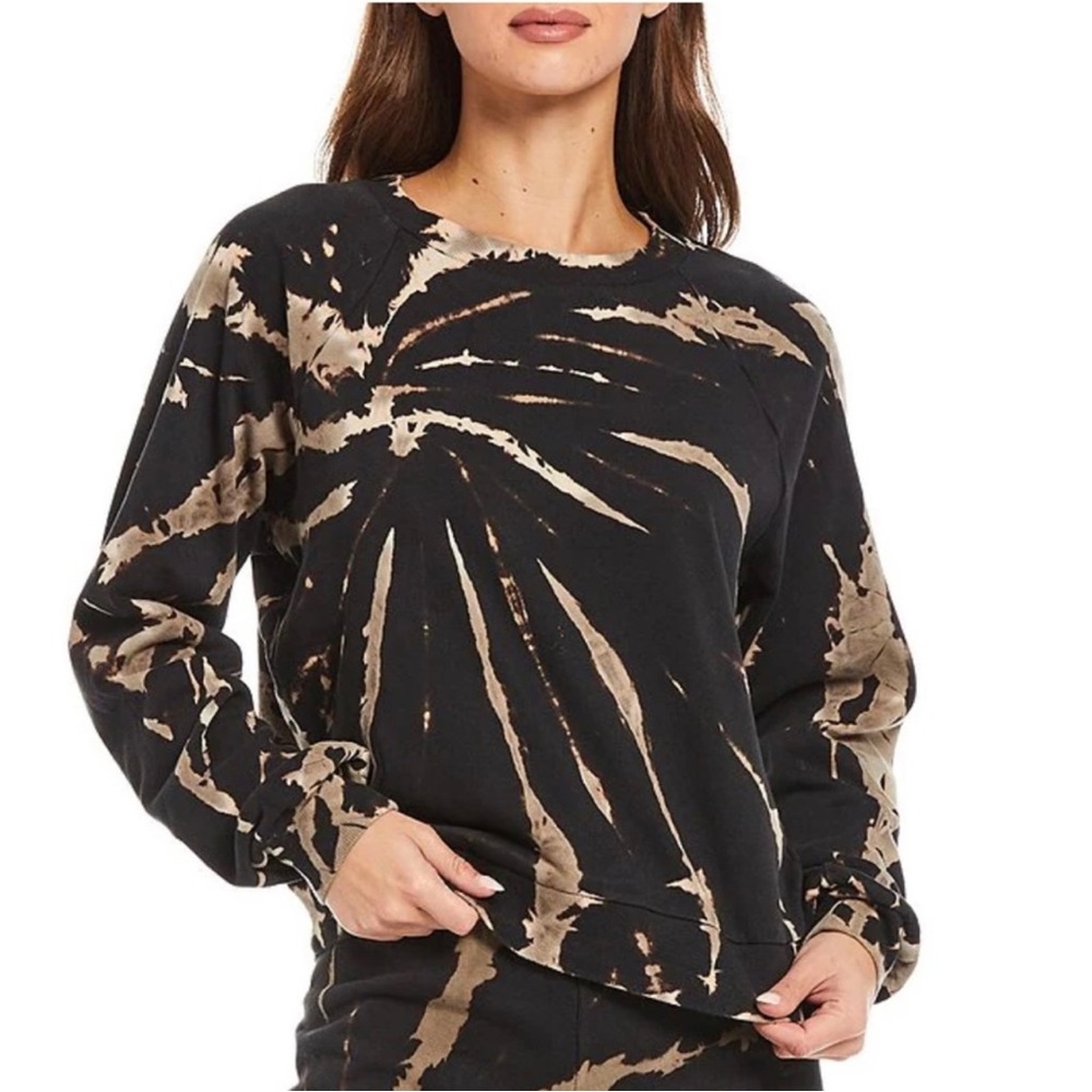 NEW Wildfox Boneyard Fiona Tie Dye Sweatshirt